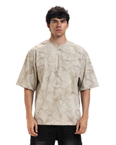 Marble Flow Oversized Tee