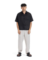 Solid Breathable Linen Boxy Shirt