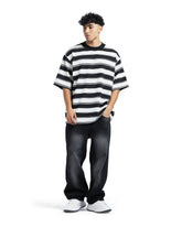 Sense Retro Stripe Oversized Tee