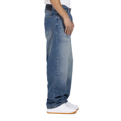 Wide-Leg Denim Jeans