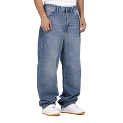 Wide-Leg Denim Jeans