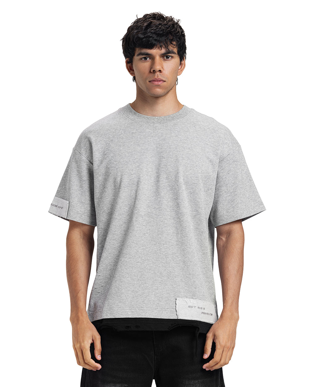 Raw Edge Layered Tee