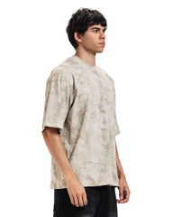Marble Flow Oversized Tee