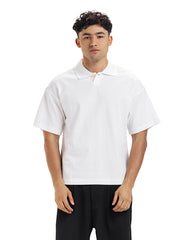 Minimal Rib Collar Polo