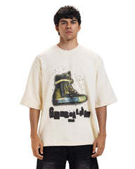 Urban Boot Graphic Oversized Tee