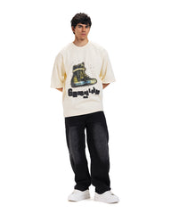 Urban Boot Graphic Oversized Tee