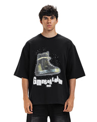 Urban Boot Graphic Oversized Tee