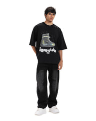 Urban Boot Graphic Oversized Tee