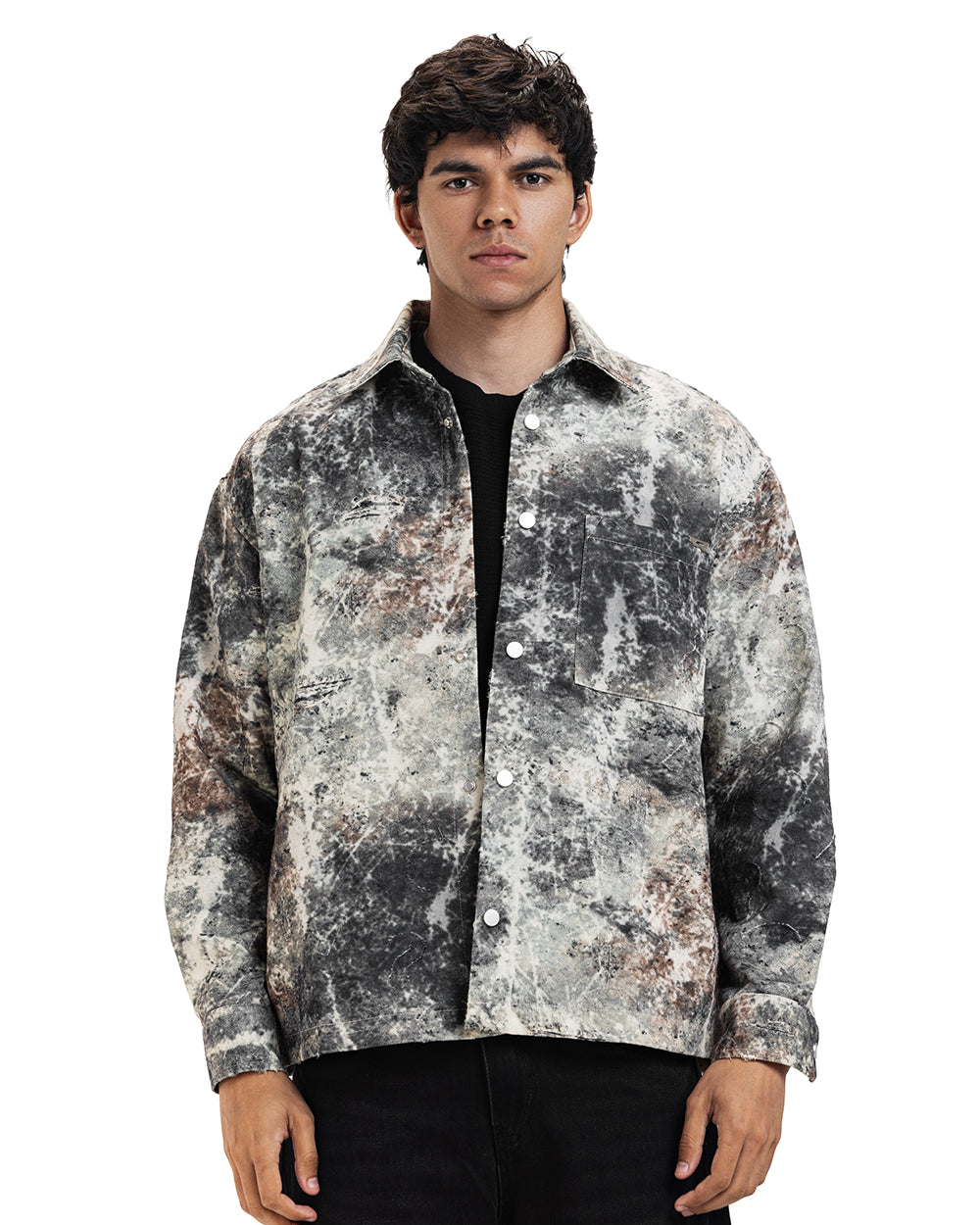 Raw Texture Overshirt