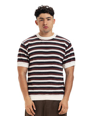 Retro Stripe Knit Tee