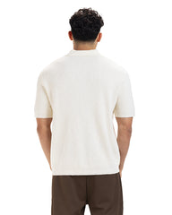 Waffle Knit Polo Tee