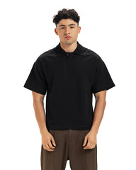 Minimal Rib Collar Polo