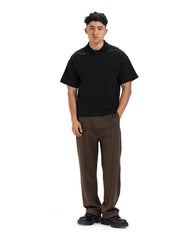 Minimal Rib Collar Polo