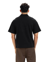 Minimal Rib Collar Polo