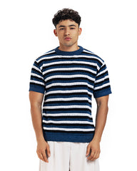 Retro Stripe Knit Tee