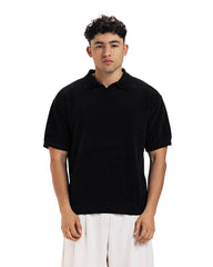 Waffle Knit Polo
