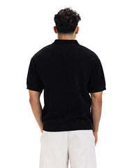 Waffle Knit Polo