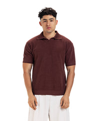 Waffle Knit Polo