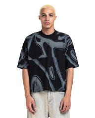 Abstract Flow Oversized Tee