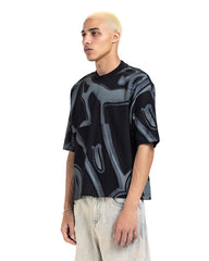 Abstract Flow Oversized Tee