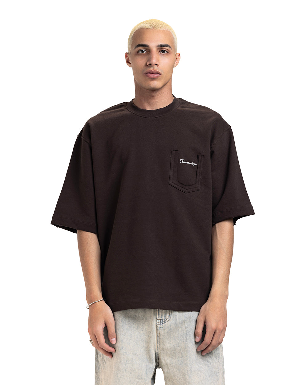 Percentage Pocket Oversized Tee