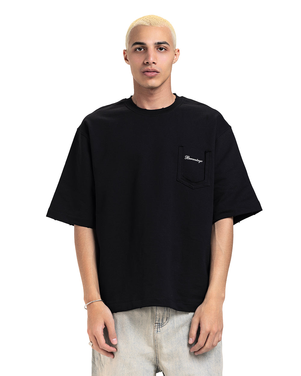 Percentage Pocket Oversized Tee