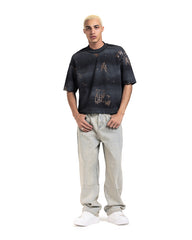 Urban Paint Distressed Oversized Tee