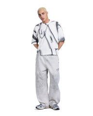 Abstract Flow Oversized Tee