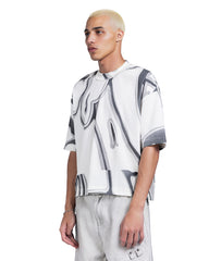Abstract Flow Oversized Tee
