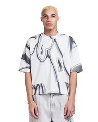 Abstract Flow Oversized Tee