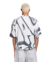Abstract Flow Oversized Tee