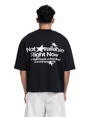 Not Available Right Now Oversized Tee