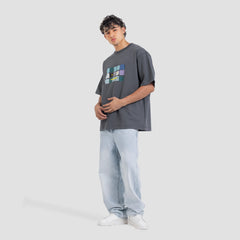Grid Graphic T-Shirt