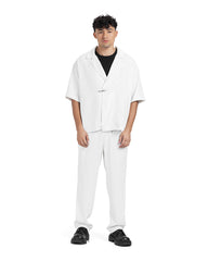 Charcoal Tailored Boxy Short Sleeve Set