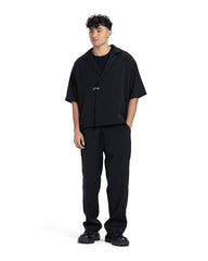 Charcoal Tailored Boxy Short Sleeve Set