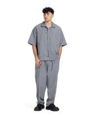 Metal Clasp Short Sleeve Set