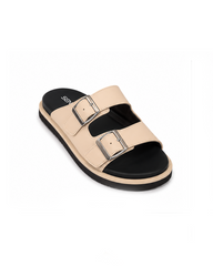 Premium Double Buckle Slide Sandals
