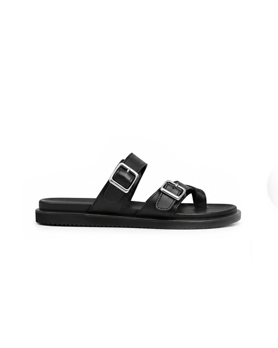 Premium Double Buckle Toe-Loop Sandals