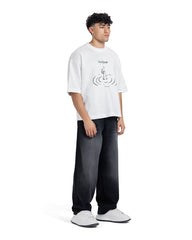 "I'm Fine" Graphic Oversized Tee
