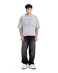 "I'm Fine" Graphic Oversized Tee