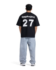 "27" Stencil Number Oversized Tee