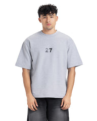 "27" Stencil Number Oversized Tee
