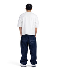 Chest Script Graphic Oversized Tee