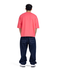Chest Script Graphic Oversized Tee