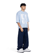 "59" Distressed Number Oversized Tee