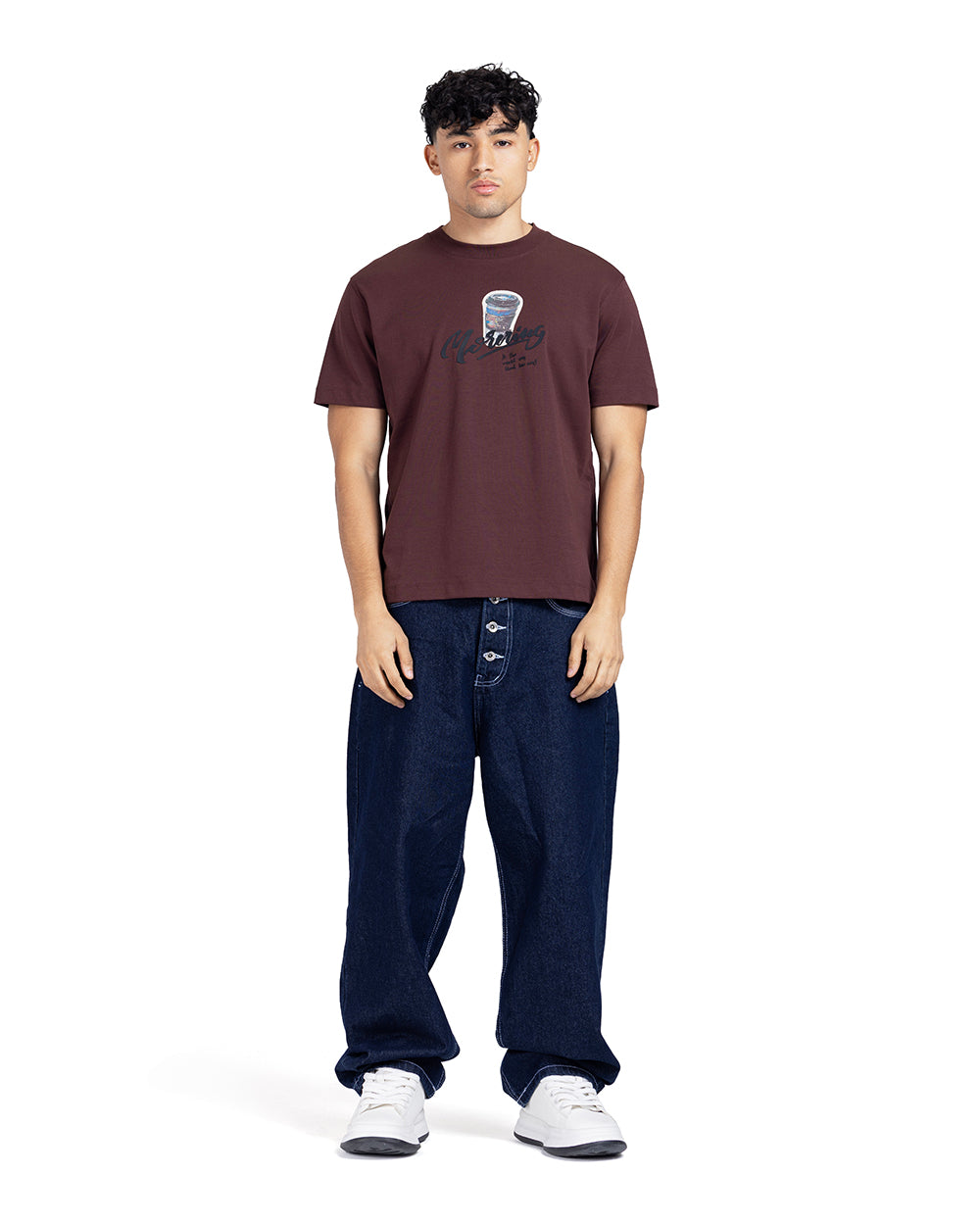 Coffee Graphic Oversized Tee