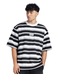 Multi-Striped Oversized T-Shirt
