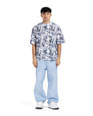 Patchwork Tie-Dye Oversized T-Shirt