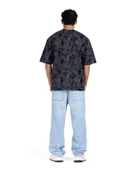 Patchwork Tie-Dye Oversized T-Shirt