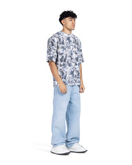 Patchwork Tie-Dye Oversized T-Shirt